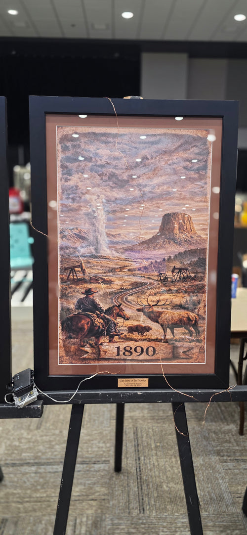 Wyoming Tribute to America TripTych Series Framed - PRE-ORDER AS SOON AS 5/10/2026