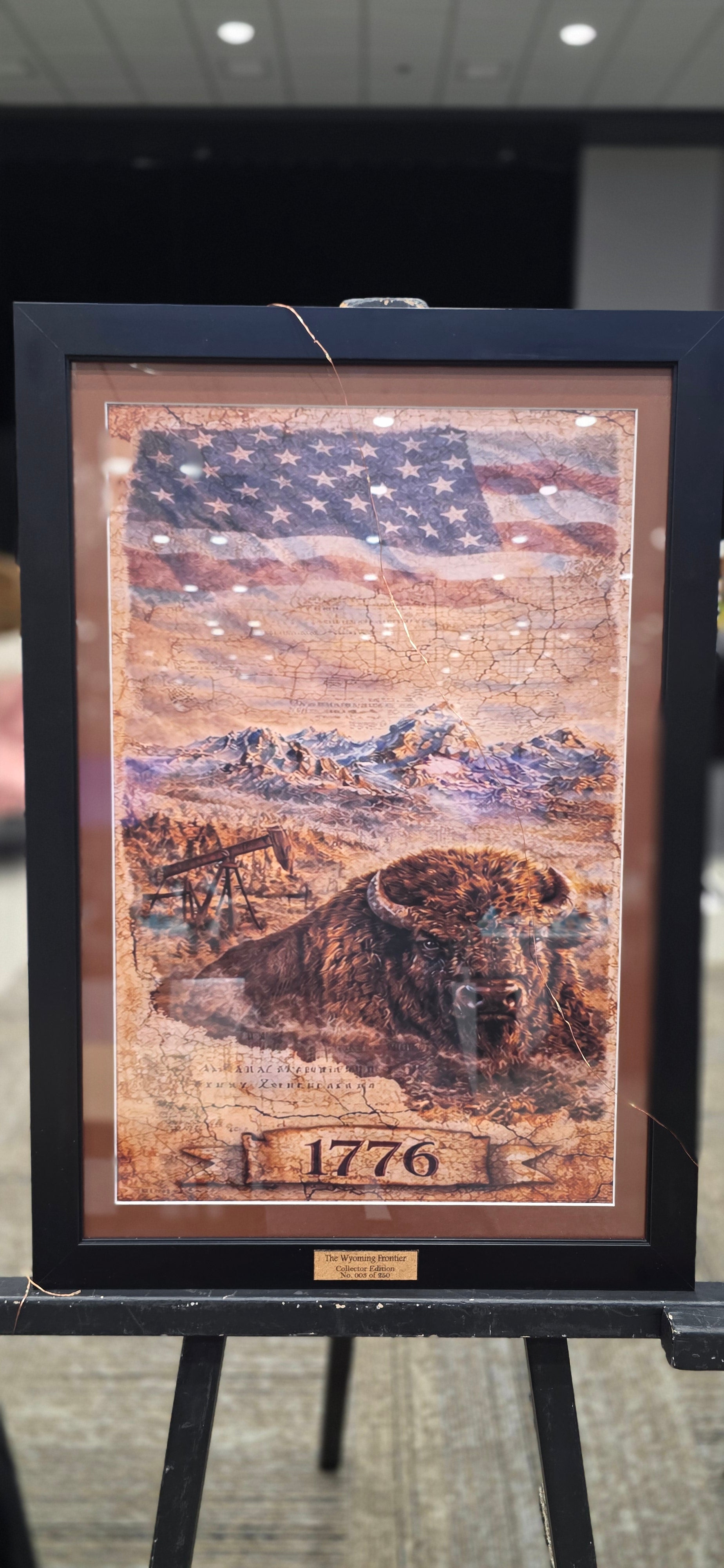 Wyoming Tribute to America TripTych Series Framed - PRE-ORDER AS SOON AS 5/10/2026