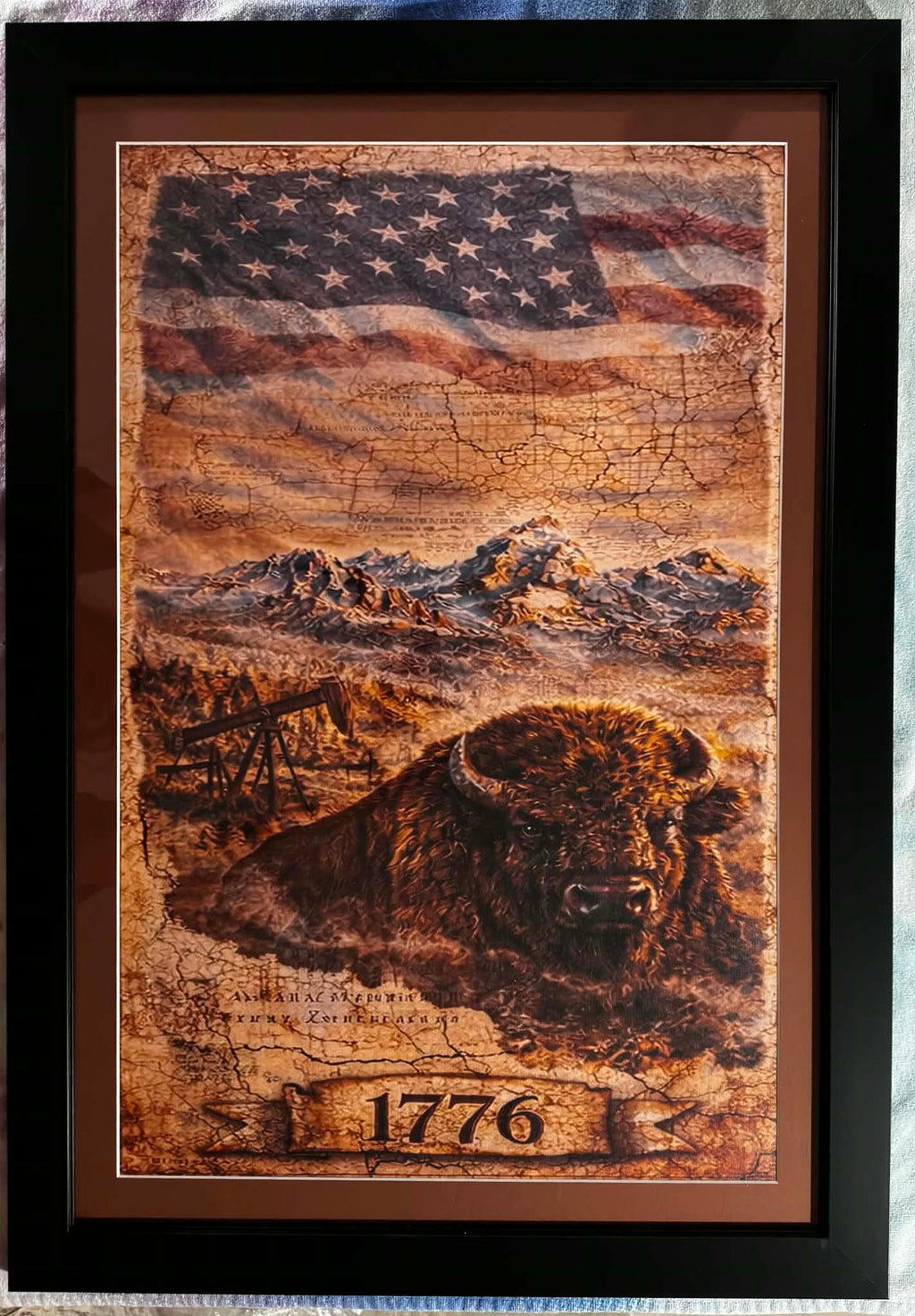 Wyoming Tribute to America TripTych Series Framed - PRE-ORDER AS SOON AS 5/10/2026
