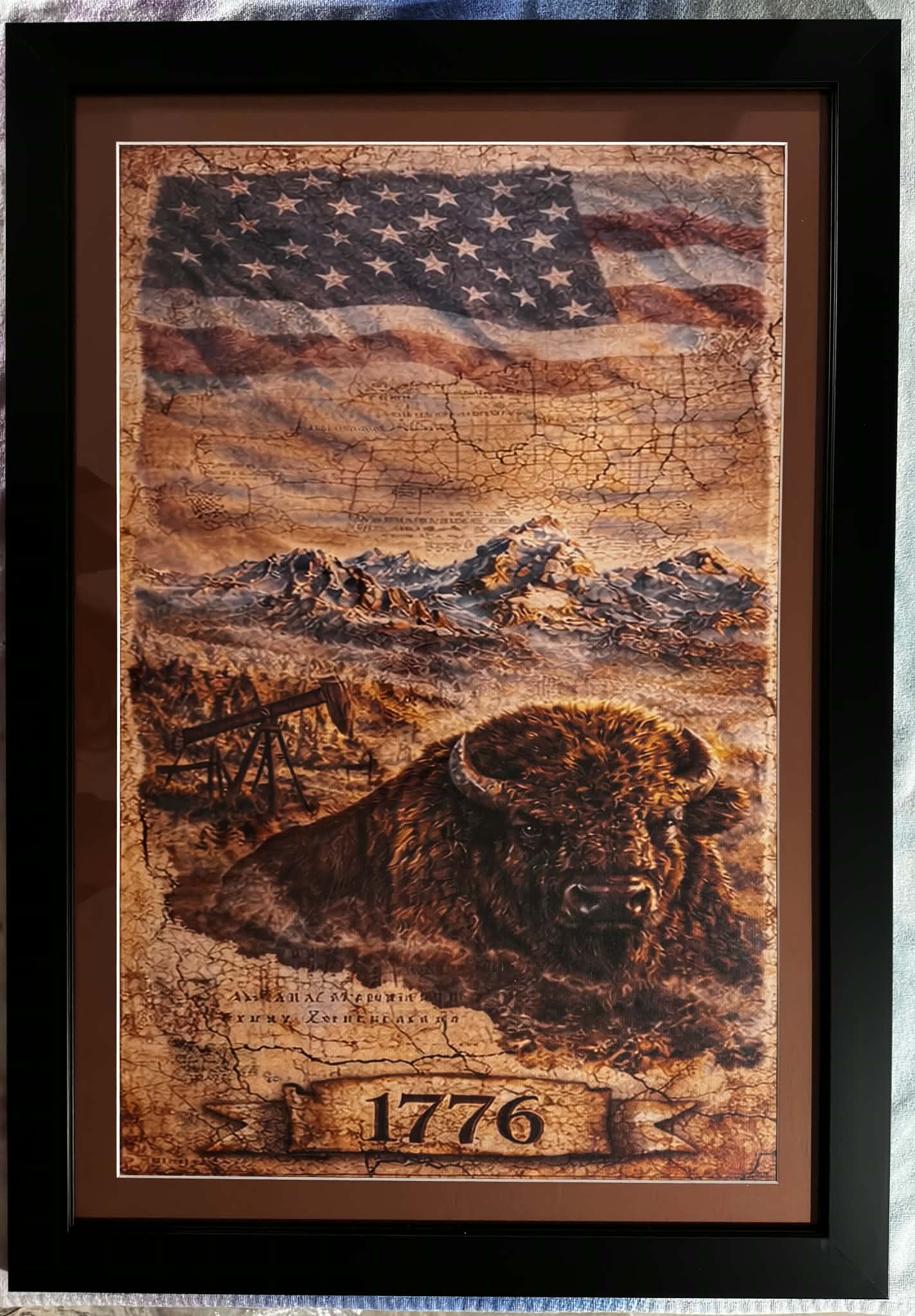 Wyoming Tribute to America TripTych Series Framed - PRE-ORDER AS SOON AS 5/10/2026