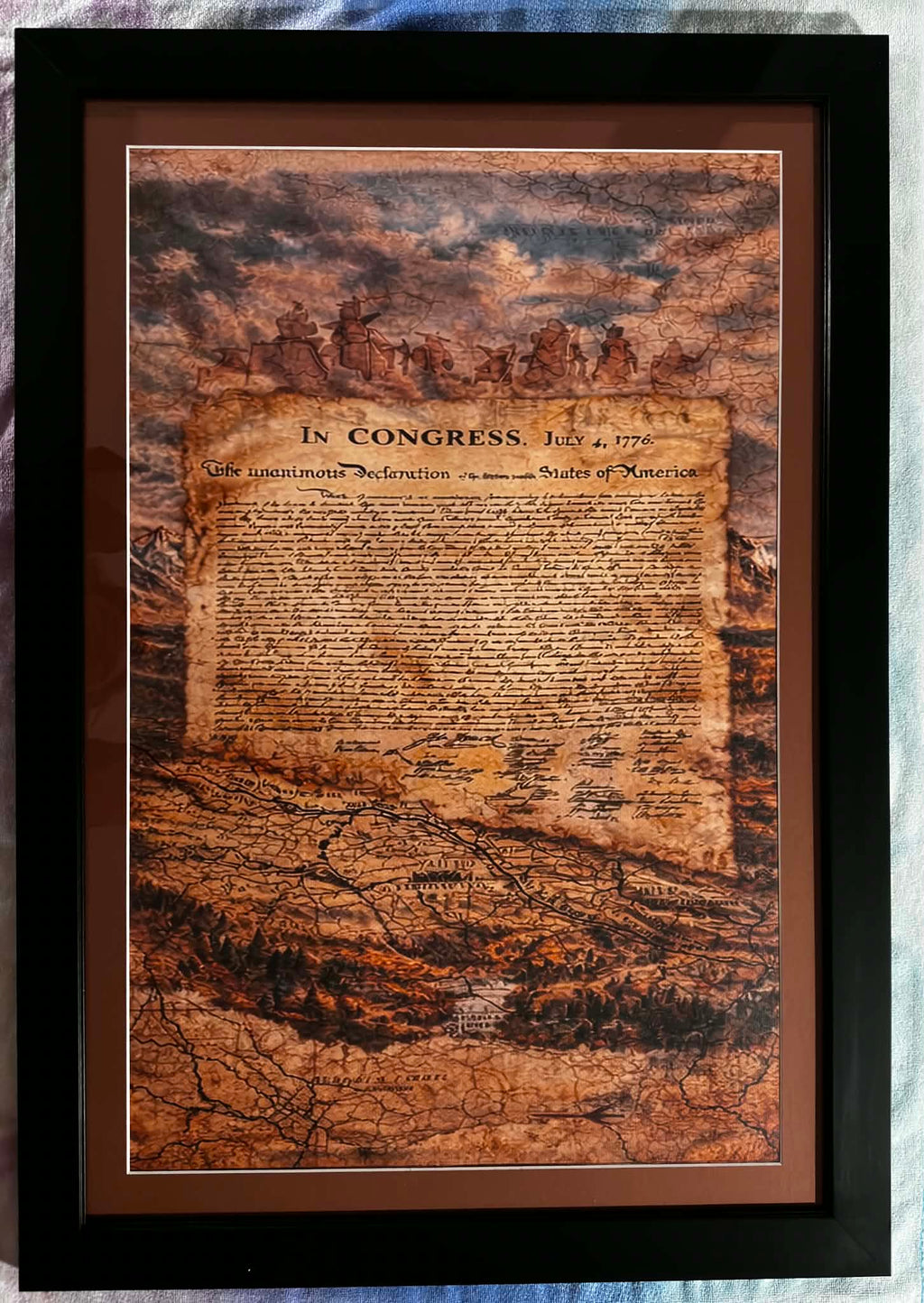 Wyoming Tribute to America TripTych Series Framed - PRE-ORDER AS SOON AS 5/10/2026