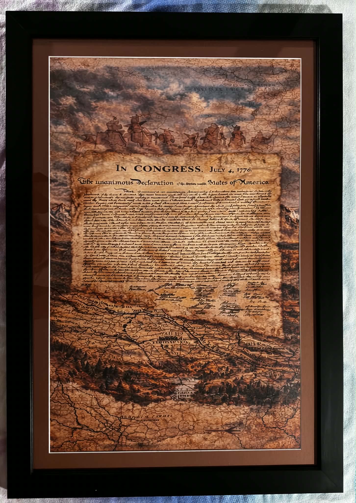 Wyoming Tribute to America TripTych Series Framed - PRE-ORDER AS SOON AS 5/10/2026