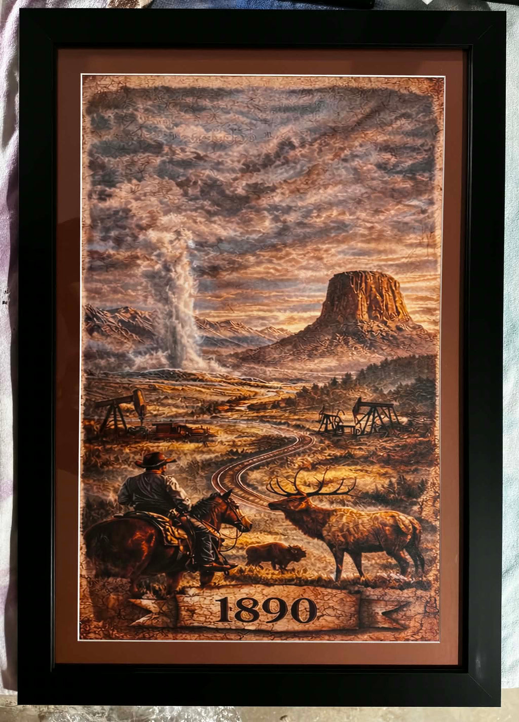 Wyoming Tribute to America TripTych Series Framed - PRE-ORDER AS SOON AS 5/10/2026