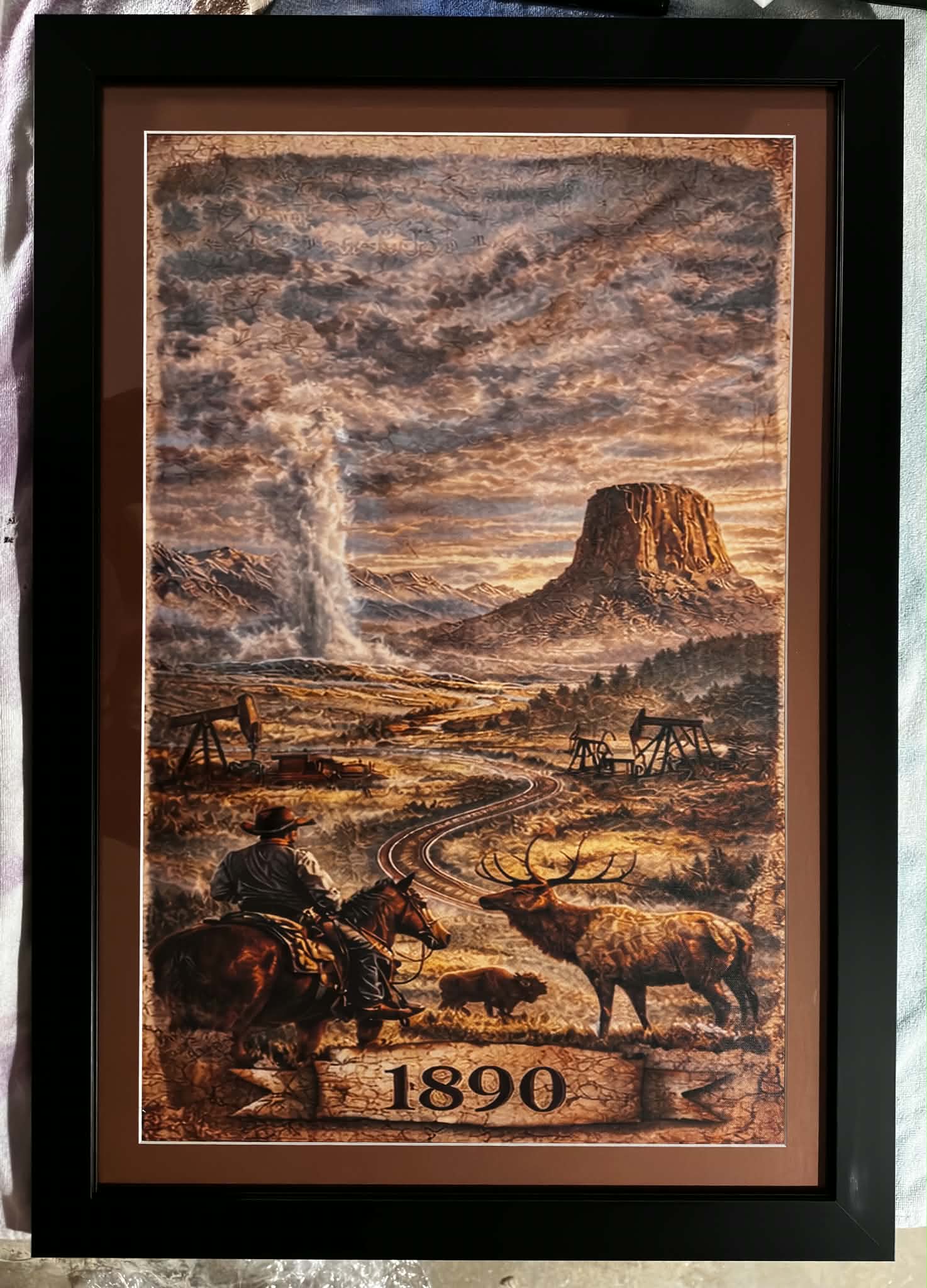 Wyoming Tribute to America TripTych Series Framed - PRE-ORDER AS SOON AS 5/10/2026